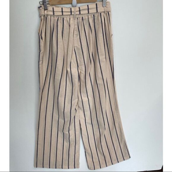 Altar'd State Striped Belted Palazzo Pants - Picture 3 of 6